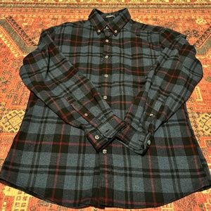 Eddie Bauer Flannel, Blue - M